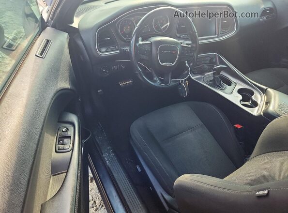 2C3CDZBT4GH245925 2016 DODGE CHALLENGER Black Вид щитка приладів
