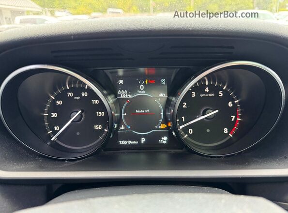 SALRG2RVXL2423148 2020 LAND ROVER DISCOVERY Black Dashboard view