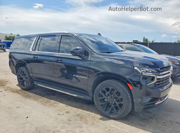 1GNSCCKT5MR462331 2021 CHEVROLET SUBURBAN Black წინა ხედი