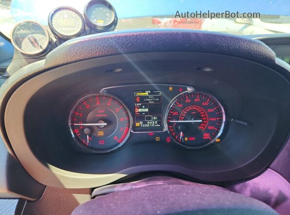 JF1VA2M66H9806287 2017 SUBARU WRX Blue Widok tylnych siedzeń