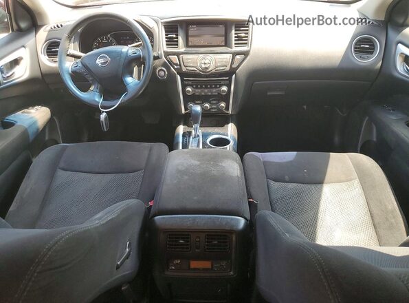 5N1AR2MM4GC655737 2016 NISSAN PATHFINDER Red Dashboard view