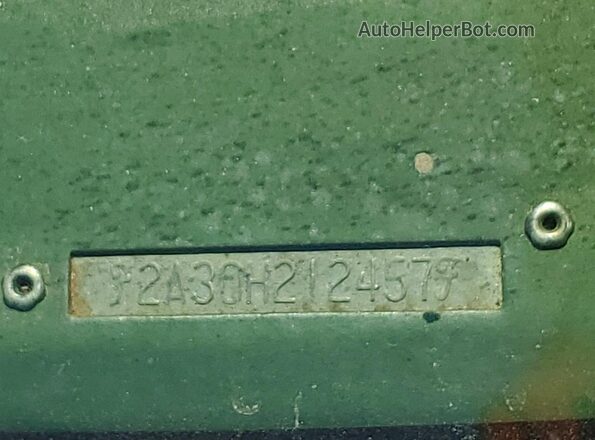 2A30H212457 1972 FORD GRANADA Зеленый Вид подкапотного пространства