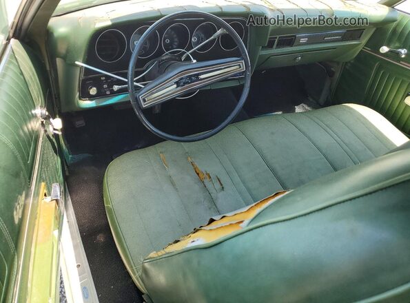 2A30H212457 1972 FORD GRANADA Зеленый Вид панели приборов