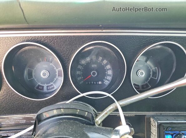 2A30H212457 1972 FORD GRANADA Зеленый Вид щитка приборов