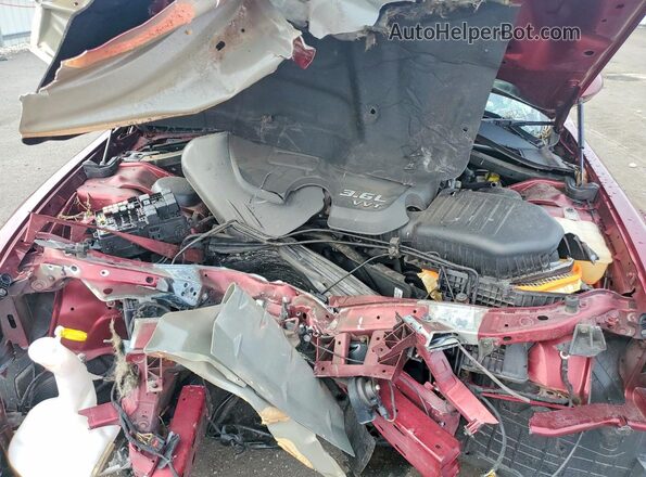 2C3CCAAG0HH506431 2017 CHRYSLER 300 Maroon Սալոնի հետևի տեսք