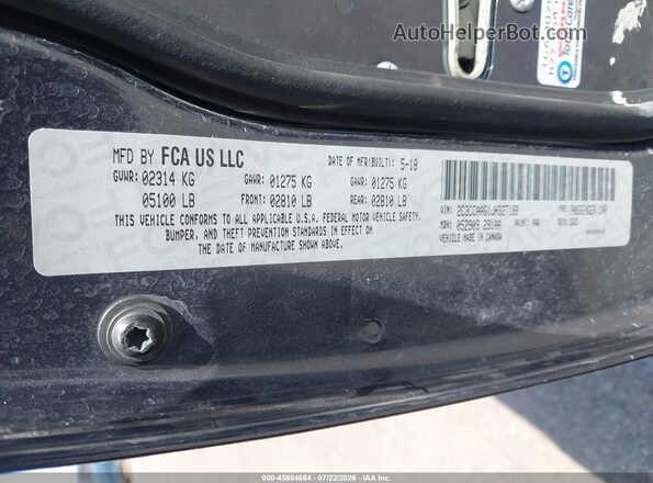 2C3CCAAG1JH327188 2018 CHRYSLER 300 Dark Blue Vista del compartimento del motor