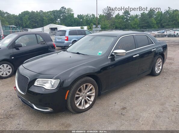 2C3CCAAG2HH506057 2017 CHRYSLER 300 Black Առջևի ձախ երեք քառորդ տեսարան