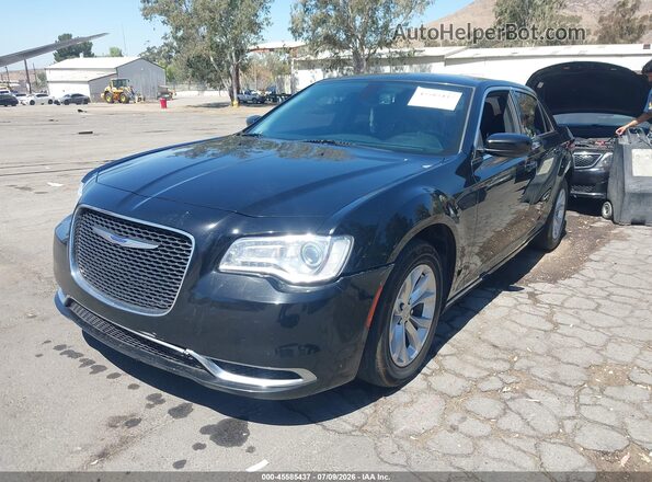 2C3CCAAG2KH654555 2019 CHRYSLER 300 Black წინა მარცხენა ხედი სამი მეოთხედიდან