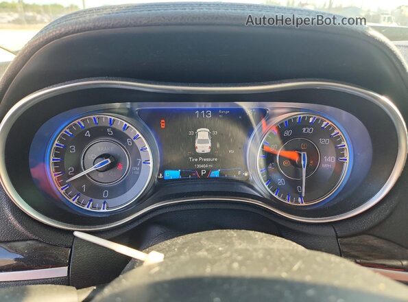 2C3CCAAG3GH216487 2016 CHRYSLER 300 Blue Vista del cuadro de instrumentos