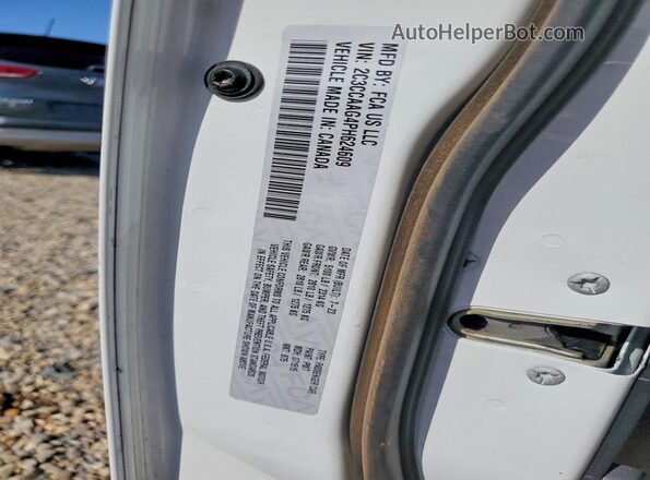 2C3CCAAG4PH624609 2023 CHRYSLER 300 White Շարժիչի բաժամունքի տեսք