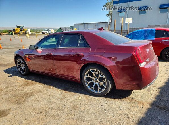 2C3CCAAG5JH282059 2018 CHRYSLER 300 Burgundy Trasero izquierdo