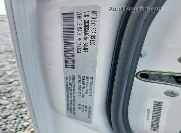 2C3CCAAG5NH241467 2022 CHRYSLER 300 White Widok naklejki z numerem VIN