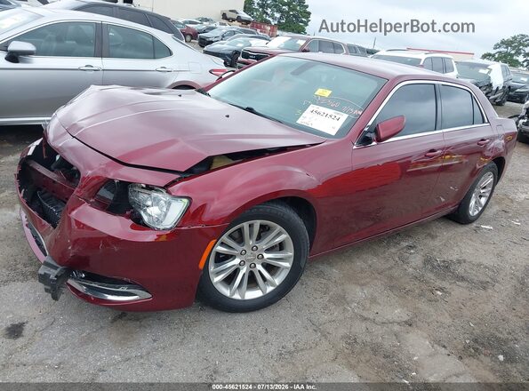 2C3CCAAG6GH348935 2016 CHRYSLER 300 Burgundy წინა მარცხენა ხედი სამი მეოთხედიდან