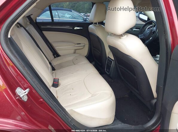2C3CCAAG6GH348935 2016 CHRYSLER 300 Burgundy VIN კოდის სტიკერის ხედი