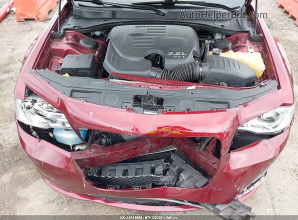 2C3CCAAG6GH348935 2016 CHRYSLER 300 Burgundy უკანა ხედი