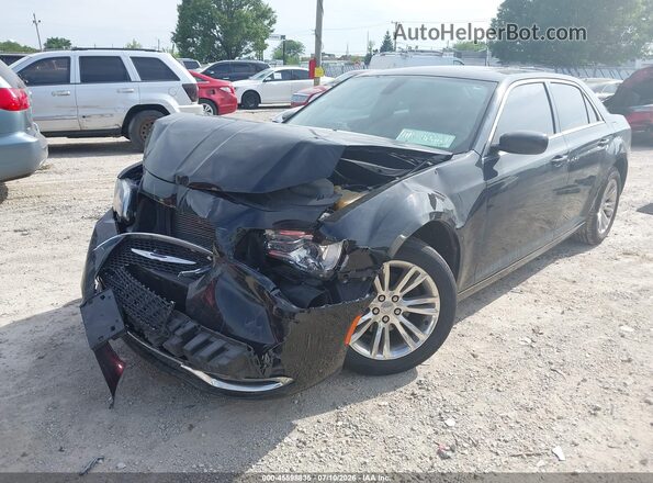 2C3CCAAG6HH506367 2017 CHRYSLER 300 Black წინა მარცხენა ხედი სამი მეოთხედიდან
