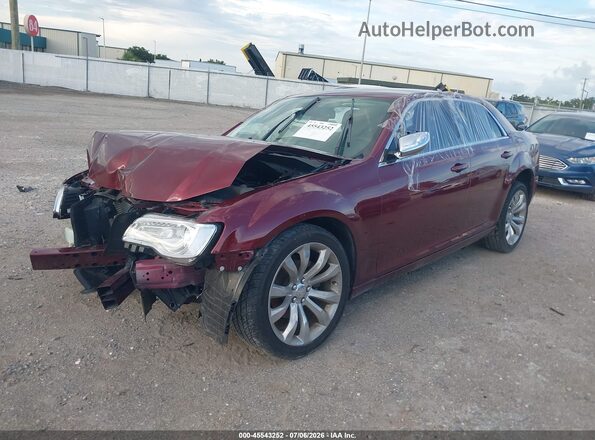 2C3CCAAG8KH601374 2019 CHRYSLER 300 Burgundy Передня ліва чверть