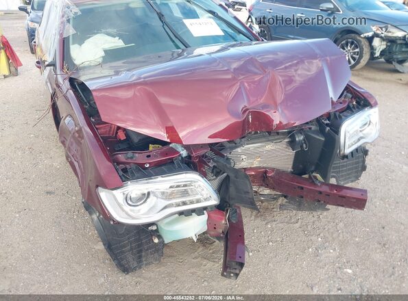 2C3CCAAG8KH601374 2019 CHRYSLER 300 Burgundy Вид спереду