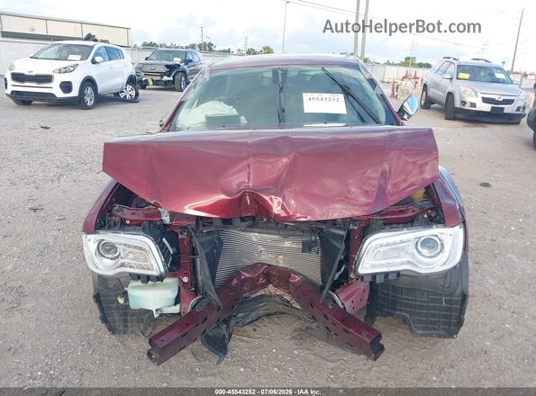 2C3CCAAG8KH601374 2019 CHRYSLER 300 Burgundy Вид щитка приладів