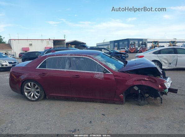 2C3CCAAG8KH601374 2019 CHRYSLER 300 Burgundy Вид задньої частини салону