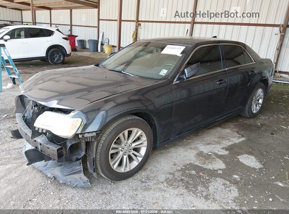 2C3CCAAG9KH616997 2019 CHRYSLER 300 Black Առջևի ձախ երեք քառորդ տեսարան