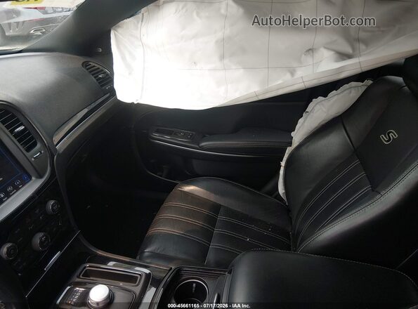 2C3CCABG0NH135264 2022 CHRYSLER 300 Black Widok wnętrza z przodu