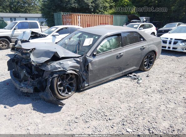 2C3CCABG3KH533435 2019 CHRYSLER 300 Gray წინა მარცხენა ხედი სამი მეოთხედიდან