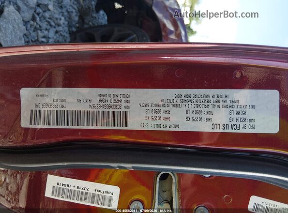 2C3CCABG5KH637974 2019 CHRYSLER 300 Burgundy Engine compartment view