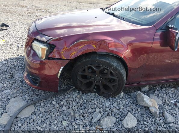 2C3CCABG5KH637974 2019 CHRYSLER 300 Burgundy Front view