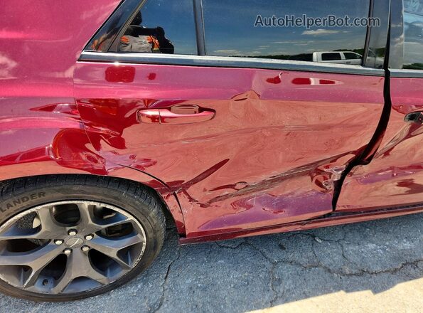 2C3CCABG6MH538163 2021 CHRYSLER 300 Maroon Rear seats view