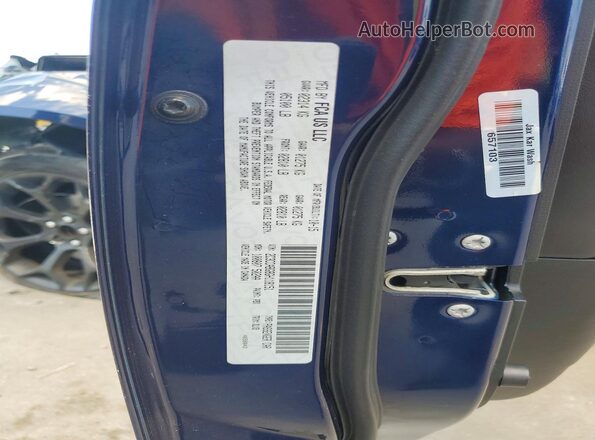 2C3CCABG8GH118151 2016 CHRYSLER 300 Blue VIN կոդի պիտակի տեսք