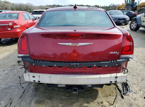2C3CCABG8JH277971 2018 CHRYSLER 300 Burgundy უკანა ხედი