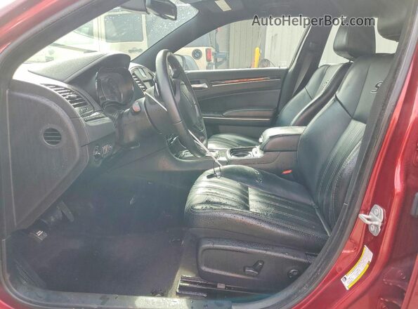2C3CCABG8JH277971 2018 CHRYSLER 300 Burgundy წინა სალონის ხედი