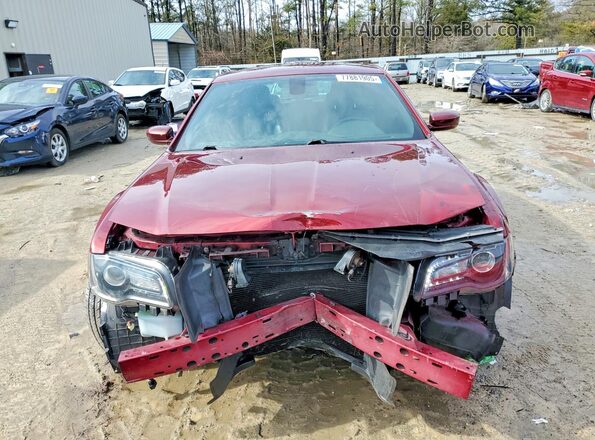 2C3CCABG8JH277971 2018 CHRYSLER 300 Burgundy წინა ხედი