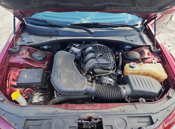 2C3CCABG9PH644501 2023 CHRYSLER 300 Red უკანა სალონის ხედი
