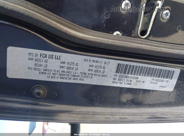 2C3CCABGXJH141048 2018 CHRYSLER 300 Gray Widok komory silnika