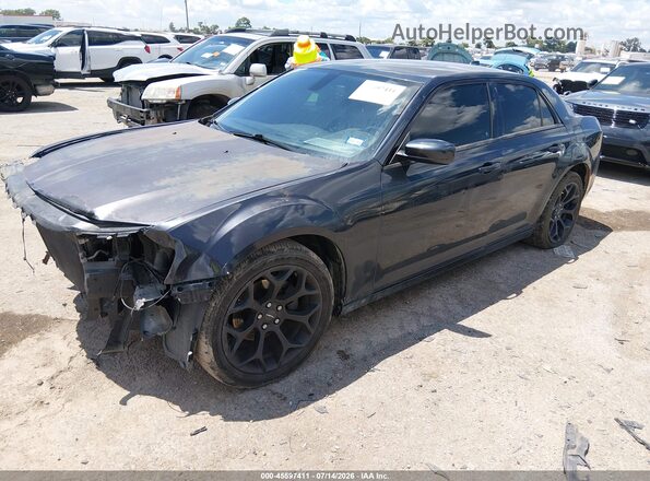 2C3CCABGXKH559496 2019 CHRYSLER 300 Black წინა მარცხენა ხედი სამი მეოთხედიდან