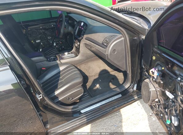 2C3CCABTXGH128659 2016 CHRYSLER 300 Black Widok wnętrza z przodu