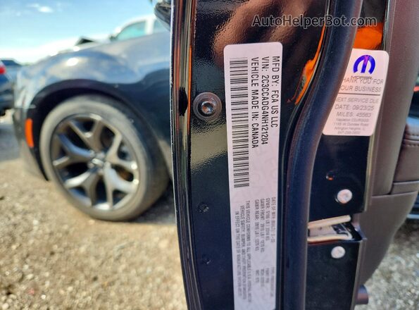 2C3CCADG4NH121204 2022 CHRYSLER 300 Черный Вид подкапотного пространства