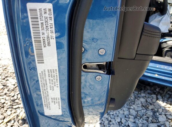 2C3CCADG7PH632960 2023 CHRYSLER 300 Синий Вид подкапотного пространства