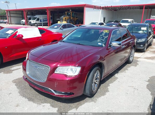 2C3CCAEG0HH559821 2017 CHRYSLER 300 Темно-бордовый Передняя левая четверть