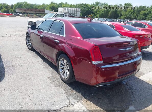 2C3CCAEG0HH559821 2017 CHRYSLER 300 Темно-бордовый Задняя левая четверть