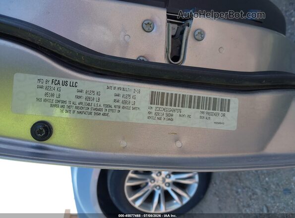 2C3CCAEG1GH207376 2016 CHRYSLER 300 Silver Vista del compartimento del motor