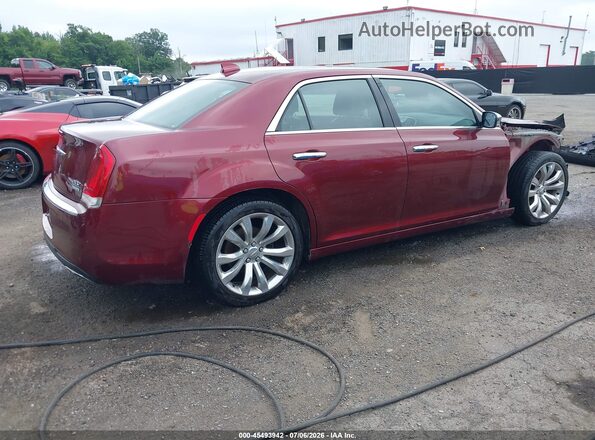 2C3CCAEG3JH301489 2018 CHRYSLER 300 Бордовый Задняя правая четверть
