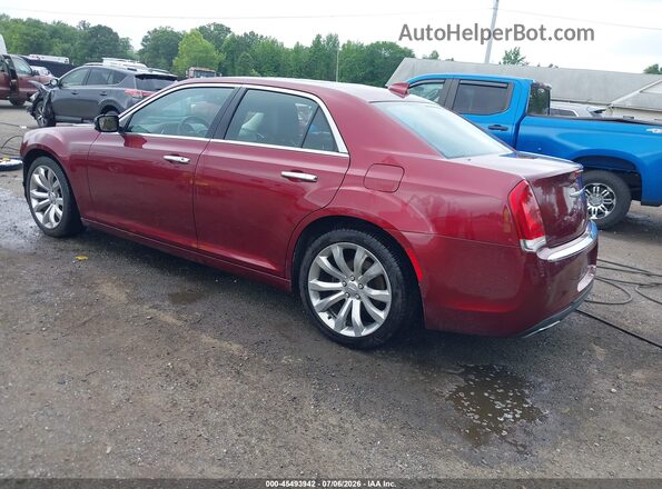 2C3CCAEG3JH301489 2018 CHRYSLER 300 Бордовый Задняя левая четверть