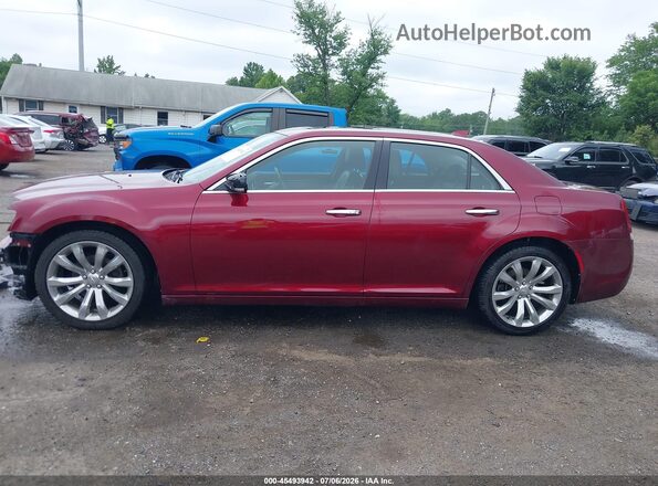 2C3CCAEG3JH301489 2018 CHRYSLER 300 Бордовый Панорамный вид салона 360°