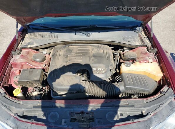 2C3CCAEG3LH141830 2020 CHRYSLER 300 Maroon Вид задньої частини салону