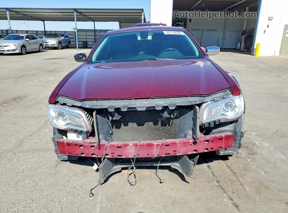 2C3CCAEG3LH141830 2020 CHRYSLER 300 Maroon Вид спереду