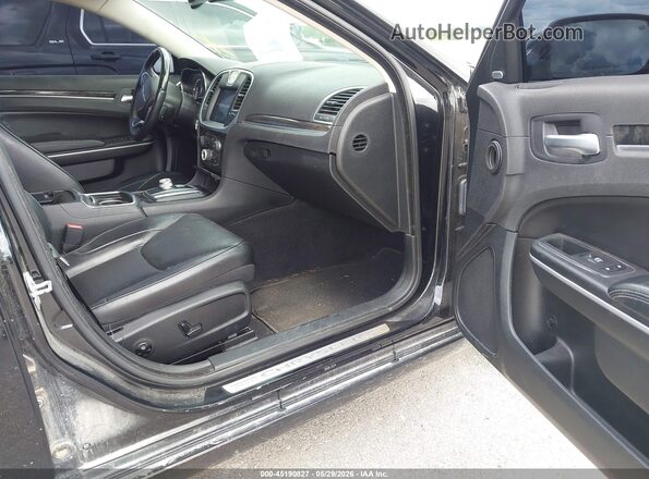 2C3CCAEG7KH697427 2019 CHRYSLER 300 Black Widok wnętrza z przodu