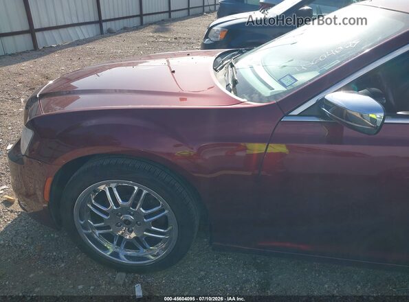 2C3CCAEG8HH560019 2017 CHRYSLER 300 Burgundy Widok wnętrza 360 stopni